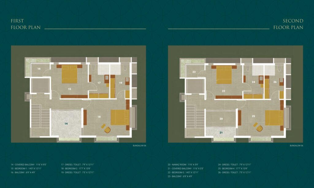 First Floor Second Floor Plan