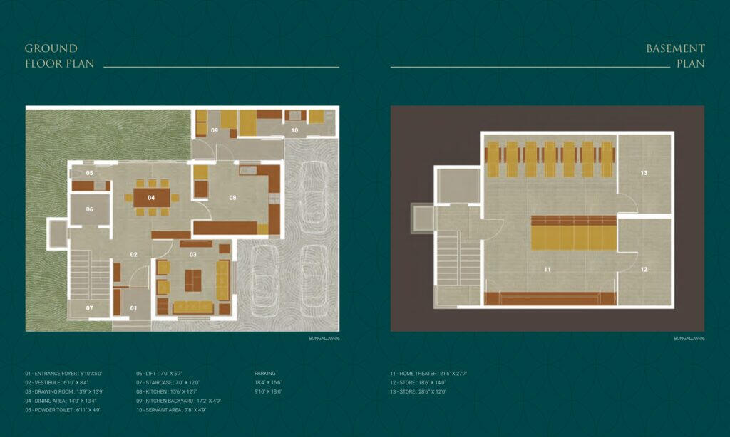 Ground Floor Basement Plan